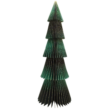 Baum PaperArt, grün, Papier, 9x9x42 cm