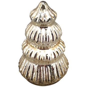 Baum Iride, gold, Glas, 6,5x6,5x9,5 cm