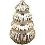 Baum Iride, gold, Glas, 6,5x6,5x9,5 cm