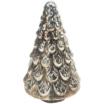 Baum Iride, gold, Glas, 11x11x19 cm