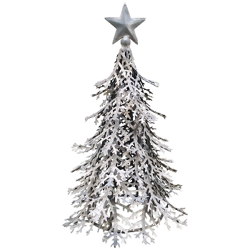 TannenBaum Junker, zink, Metall, 17x17x27 cm