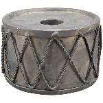 KerzenHalter Junker, zink, Metall, 9x9x5,5 cm