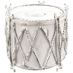 KerzenHalter ClairBlanc, weiß, Metall, 10x10x8 cm