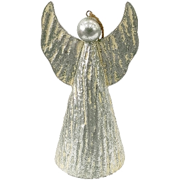 Engel Doré, silber, Metall, 24,5x20x43,5 cm