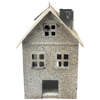 HausHänger Junker, grau/braun, Metall, 12x8x15,5 cm