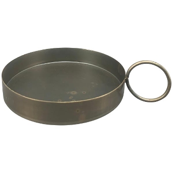 Tablett Junker, Metall, 20,5x16x5,5 cm