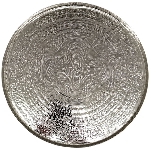Tablett GROS, silber, Aluminium, 21x21x2 cm