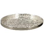 Tablett GROS, silber, Aluminium, 21x21x2 cm