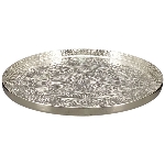 Tablett GROS, silber, Aluminium, 26x26x2 cm