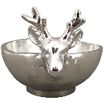 RentierSchale GROS, silber, Alu, 10x15x10 cm