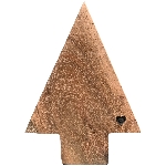 TannenBaum Dost, natur, Holz, 12x3,5x16,5 cm