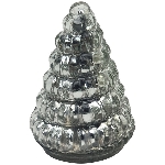 TannenBaum Vitreous, silber, Glas, 6,5x6,5x10 cm