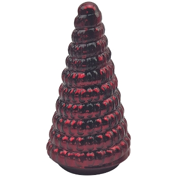 TannenBaum Vitreous, rot, Glas, 10x10x20 cm