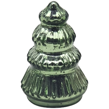 TannenBaum Vitreous, grün, Glas, 6,5x6,5x10 cm