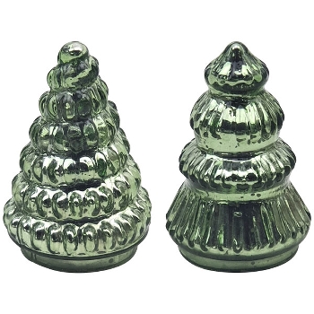 TannenBaum Vitreous, grün, Glas, 6,5x6,5x10 cm