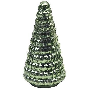 TannenBaum Vitreous, grün, Glas, 10x10x20 cm