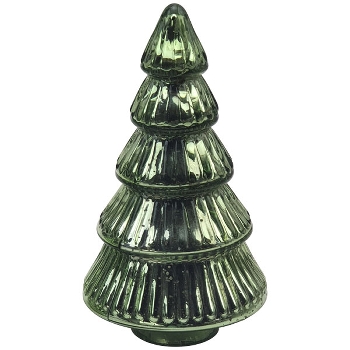 TannenBaum Vitreous, grün, Glas, 10x10x20 cm