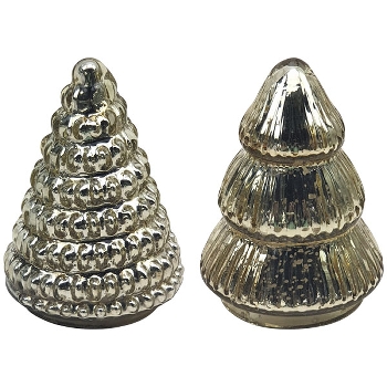 TannenBaum Vitreous, champagner, Glas, 8,5x8,5x12,5 cm
