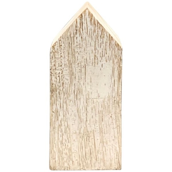 Haus Dost, natur/weiß, Holz, 4,2x4x10 cm