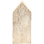 Haus Dost, natur/weiß, Holz, 4,2x4x10 cm