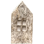 Haus Dost, natur/weiß, Holz, 9x5x18 cm