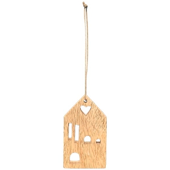 HausHänger Dost, natur, Holz, 4,7x1x8,2 cm