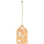 HausHänger Dost, natur, Holz, 4,7x1x8,2 cm