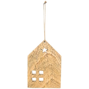 HausHänger Dost, natur, Holz, 8,3x1x12,2 cm