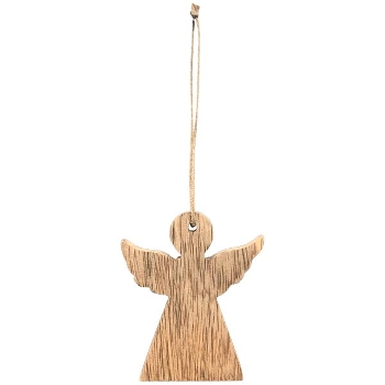 EngelHänger Dost, natur, Holz, 6x1x7 cm