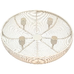 KerzenHalter Dazz, creme, Metall, 29x29x6,5 cm