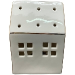 LED Haus CœuR, weiß, Porzellan, 7x6x9,5 cm