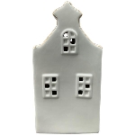 LED Haus CœuR, weiß, Porzellan, 8,6x8,1x17,2 cm