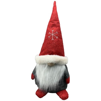Santa RUNT, rot/weiß, Filz, 17x12x35 cm