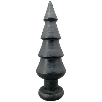 TannenBaum Sobre, schwarz, Holz, 7x7x19,5 cm