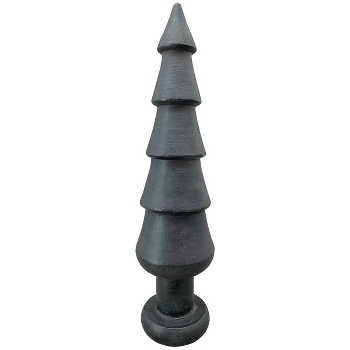 TannenBaum Sobre, schwarz, Holz, 8,5x8,5x34 cm