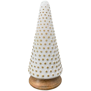 TannenBaum Vitreous, Glas/Holz, 13x13x31 cm