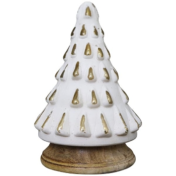 TannenBaum Vitreous, Glas/Holz, 11x11x20 cm