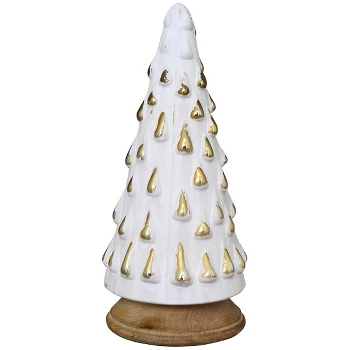 TannenBaum Vitreous, Glas/Holz, 12x12x26 cm
