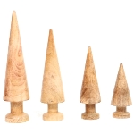 TannenBaum Dost, natur, Holz, 6,5x6,5x20,5 cm