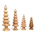 TannenBaum Dost, natur, Holz, 6x6x13 cm