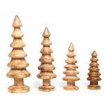 TannenBaum Dost, natur, Holz, 7x7x23,5 cm