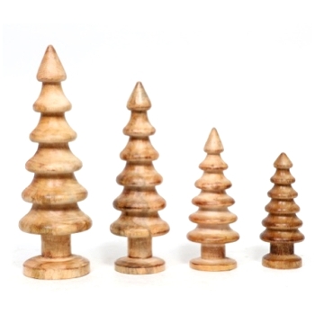 TannenBaum Dost, natur, Holz, 7,5x7,5x30,5 cm