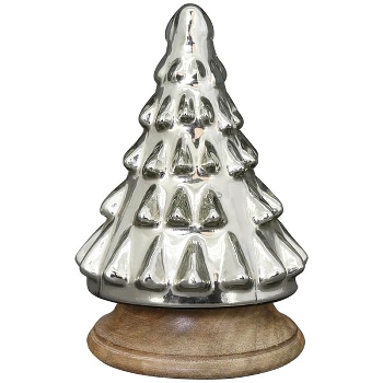 TannenBaum Vitreous, Glas/Holz, 11x11x20 cm