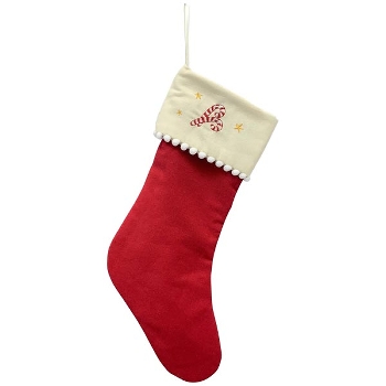 WeihnachtsStrumpf Cussin, Baumwolle, 25x2x45 cm