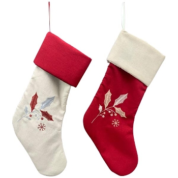 WeihnachtsStrumpf Cussin, Polyester, 25x2x45 cm