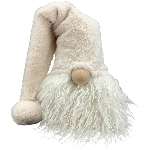 Wichtel Gnom RUNT, creme, Stoff, 15x15x28 cm