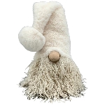 Wichtel Gnom RUNT, creme, Stoff, 12x12x23 cm