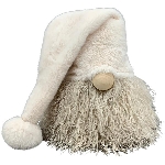 Wichtel Gnom RUNT, creme, Stoff, 15x15x28 cm