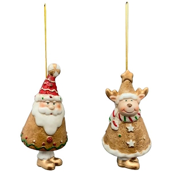 LebkuchenHänger Gingerbread, Dolomite, 6,5x6,5x10,5 cm