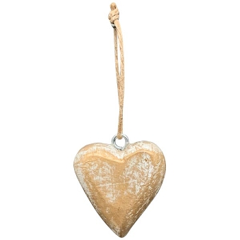 HerzHänger Dost, Holz, 4x2x4 cm
